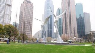 金融街の緑のオアシス！