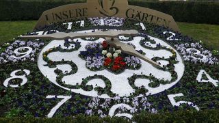 広い公園でのんびり散策を