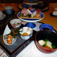 夜。こちらはビュッフェではないです