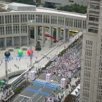 スタート地点を見下ろして