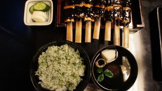 「菜めし」と「田楽」