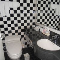 バスタブトイレもキレイ。