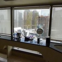 バスルームからの眺め：シティセンタはまだ工事中