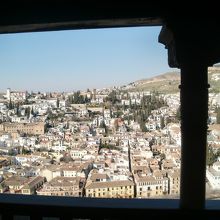 ナスリ王宮の回廊からの眺め