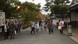 高台寺前のきれいな小道