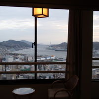 客室から長崎が一望できます。