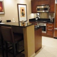 冷凍冷蔵庫もあるキッチン