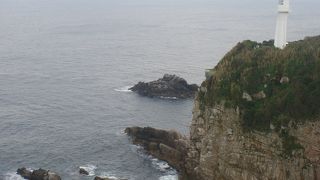 天狗の鼻から見る灯台！