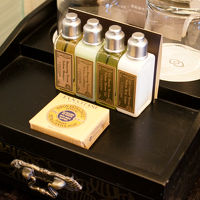 バスアメニティはロクシタンのヴァーベナ。あまり好きじゃない