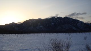 雪景色がすばらしいです