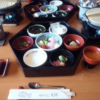 朝食　ちょうどいい量でした。