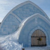 敷地内の「アイス・ミュージアム」。お奨めです。（１５ドル）