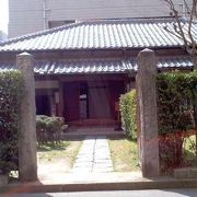 明治32年6月から33年12月まで森鴎外が住んだ家。小倉駅からでも近いです。