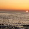 オホーツクに沈む夕陽