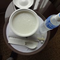 ホテルからのお粥