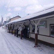 砂原支線へはここで乗換えます