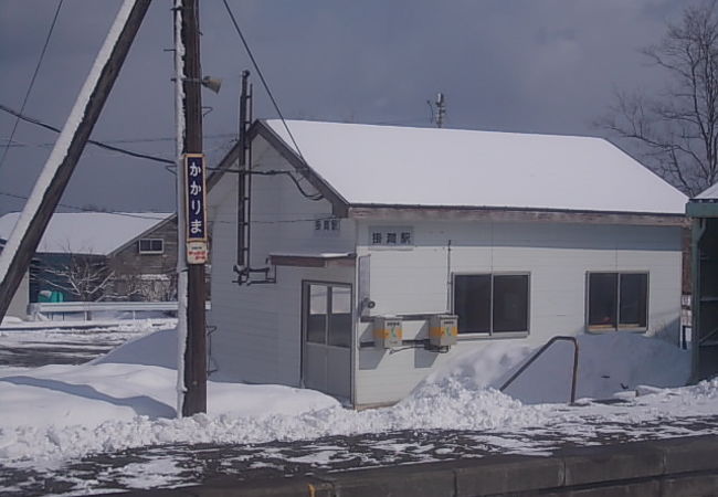 砂原支線らしい素朴なローカル駅です