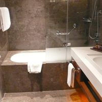 湯船が深くて気持ちいいです。