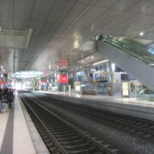 フランクフルト中央駅中長距離用ホーム