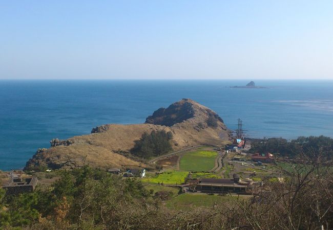 山房山から見た竜頭海岸