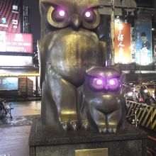 フクロウ？のオブジェ