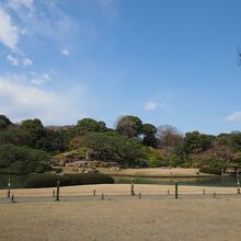 紀州和歌の浦の景勝など八十八境が映し出された庭
