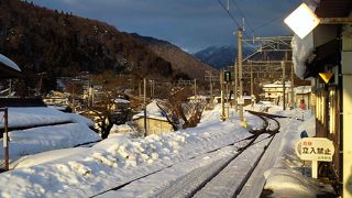 山寺を訪れるために山寺駅まで仙山線に乗りました