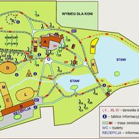 BがStajnia Platera Aが宮殿 Cが城テルメ