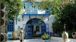 素晴しい中庭とパノラマ