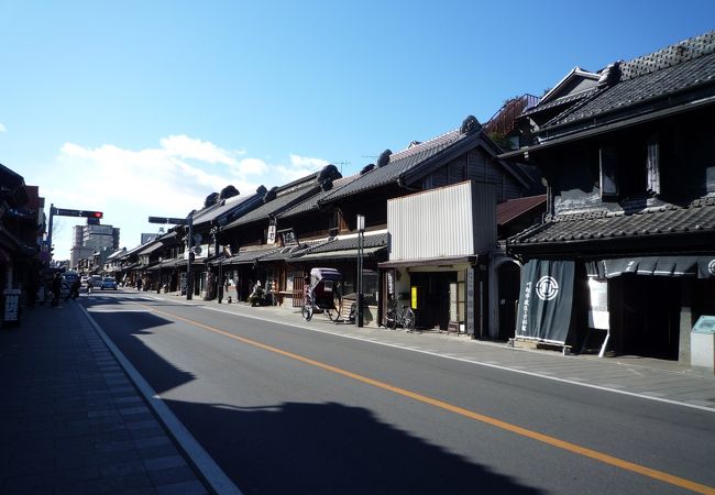 一番街の蔵造りの町並み