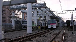 高架工事中です