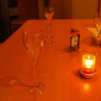 シャンパン、サービスしていただきました。