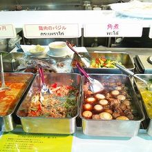 おかずの数で料金が決まるタイ式システム