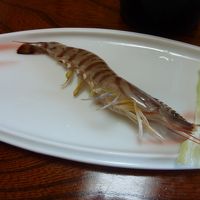 踊り食い。この後逃げました。