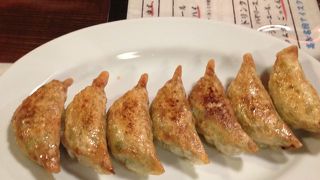 揚げ餃子みたいでした