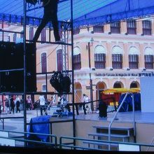 何かイベントをやってましたビデオカメラからなので荒いです