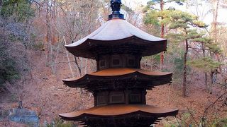 国宝三重塔は一見の価値有り