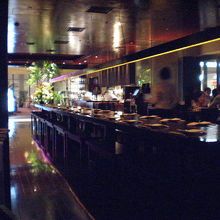 高級感漂う店内