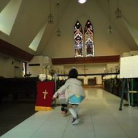 小さな教会もあり見学自由でした！