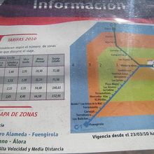 AloraからMalaga Centro-Alamedaまで