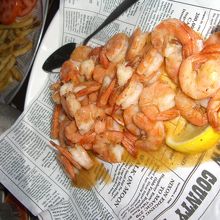 シュリンプ。量が多くてたまに飽きる（笑）