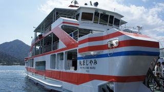 海側から見る大鳥居に感激！