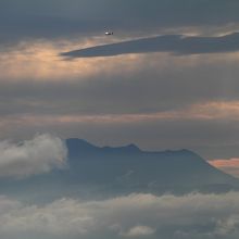 夕暮れの御岳