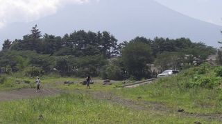 富士山がきれいに見えます