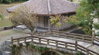 首里城観光の途中に