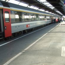 チューリッヒからマンハイムへは、この列車に乗りました。