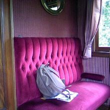 蒸気機関車の1等室