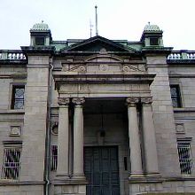 レンガ造りの風格のある建物日本銀行大阪支店