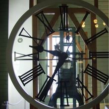 時計台のなかにあった時計です