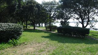 佐鳴湖の周りの公園